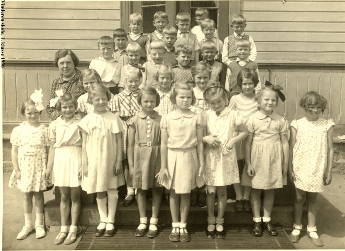 Klasse 2b 1937/38 p Vinderen skole