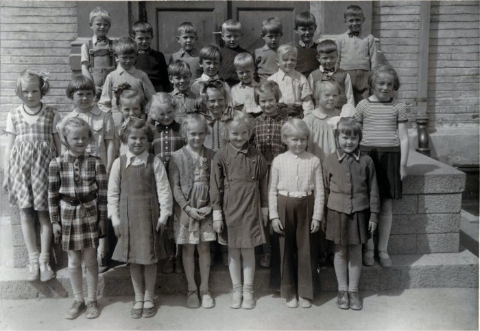 Klasse 1a 1937/38 p Vinderen skole