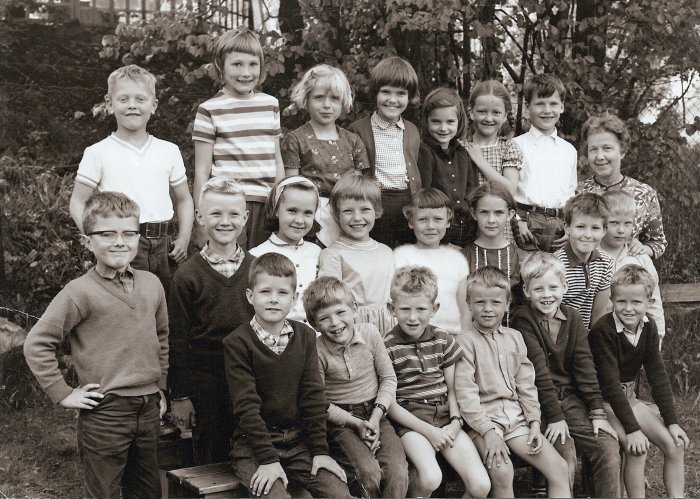Klasse 1a 1963/64 p Vinderen skole
