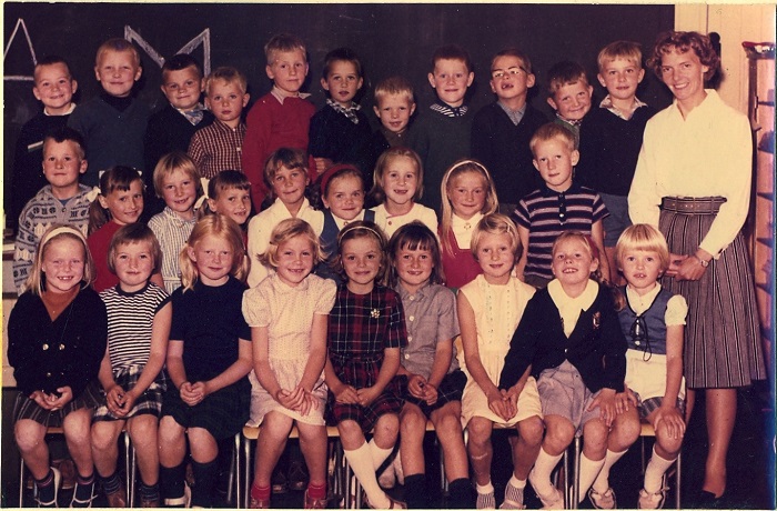 Klasse 1a 1964/65 p Vinderen skole