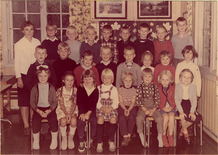 Klasse 1a 1965/66 p Vinderen skole