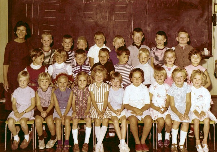 Klasse 1a 1966/67 p Vinderen skole