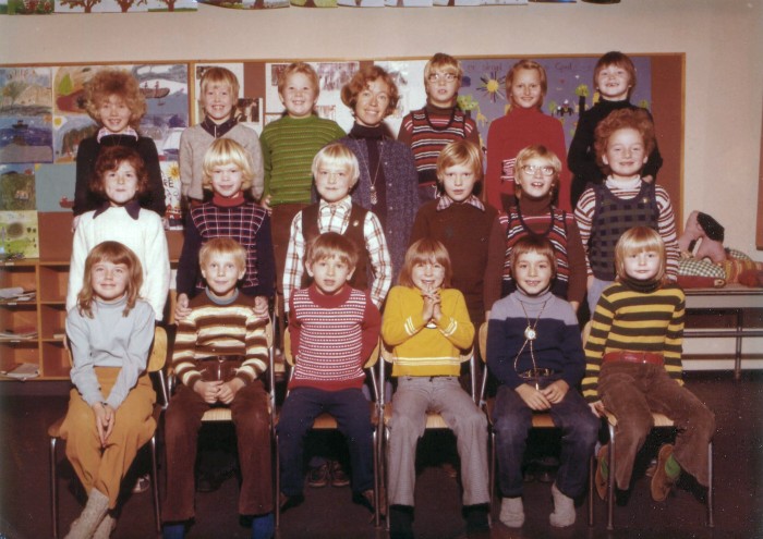 Klasse 1a 1973/74 p Vinderen skole