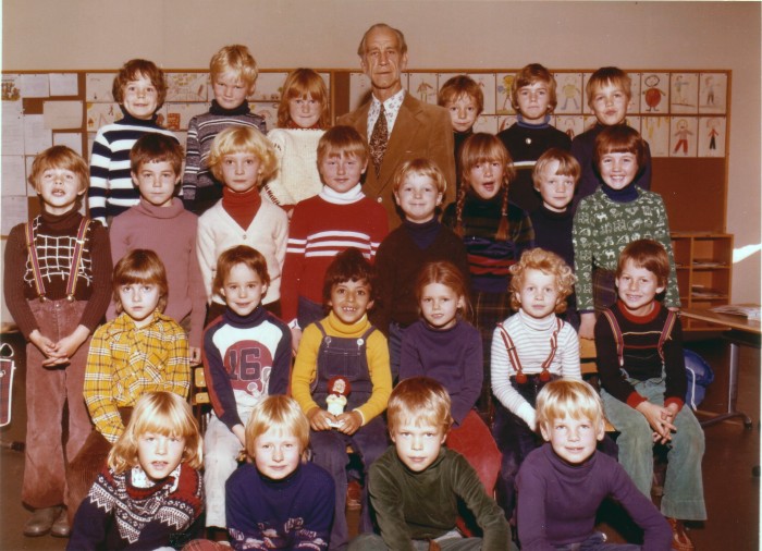 Klasse 1a 1977/78 p Vinderen skole