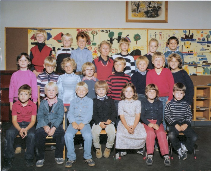 Klasse 1a 1980/81 p Vinderen skole