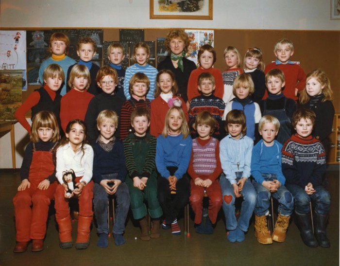 Klasse 1a 1982/83 p Vinderen skole