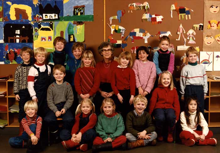 Klasse 1a 1985/86 p Vinderen skole