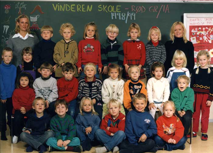 Klasse 1a 1998/99 p Vinderen skole