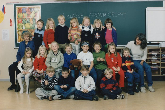 Klasse 1a 1999/2000 p Vinderen skole