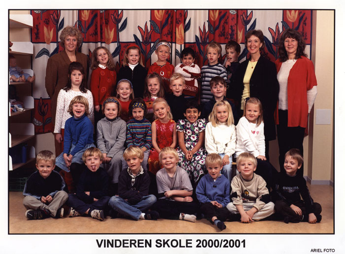 Klasse 1a 2000 p Vinderen skole