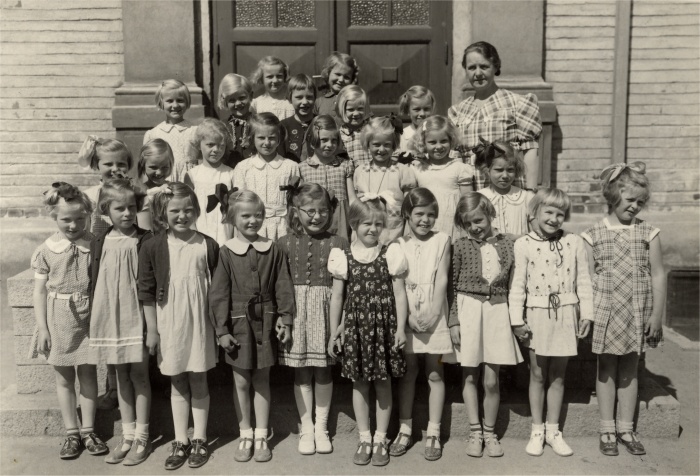 Klasse 1b 1938/39 p Vinderen skole