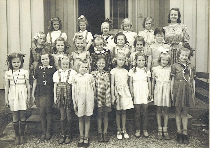 Klasse 1b 1947/48 p Vinderen skole