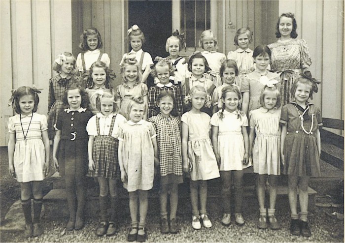 Klasse 1b 1947/48 p Vinderen skole