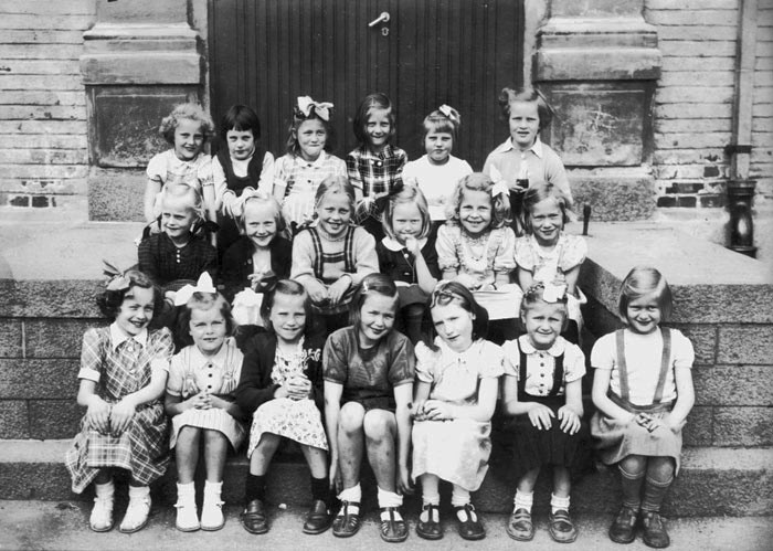 Klasse 1b 1948/49 p Vinderen skole