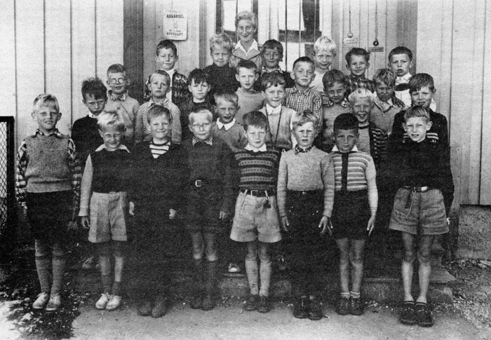 Klasse 1b 1951/52 p Vinderen skole