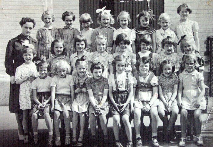 Klasse 1b 1952/53 p Vinderen skole