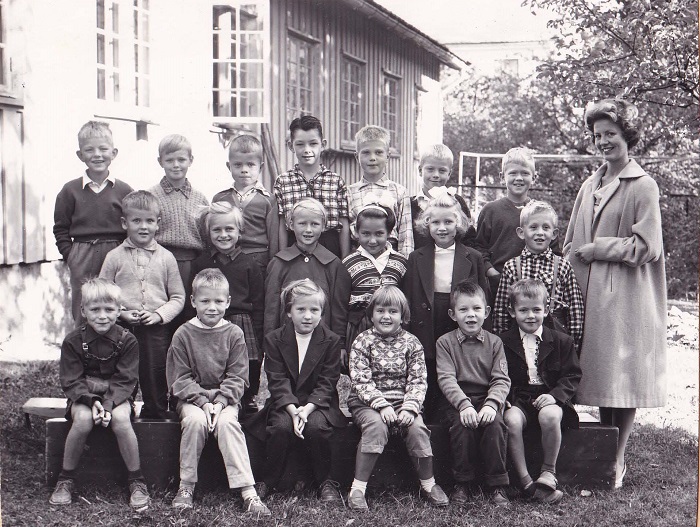 Klasse 1b 1959/60 p Vinderen skole
