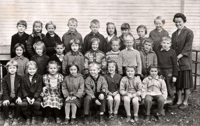 Klasse 1b 1962/63 p Vinderen skole