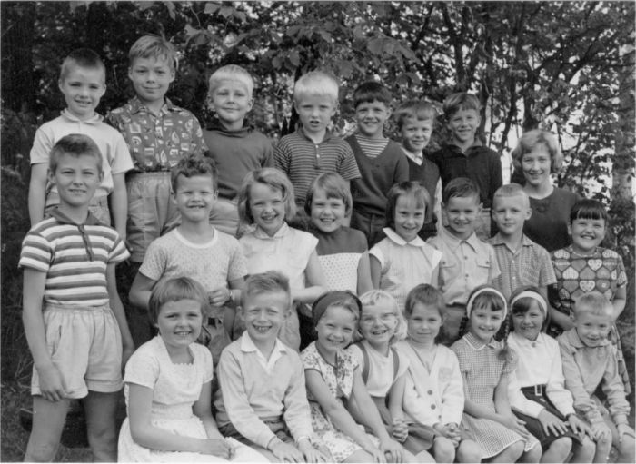 Klasse 1b 1963/64 p Vinderen skole