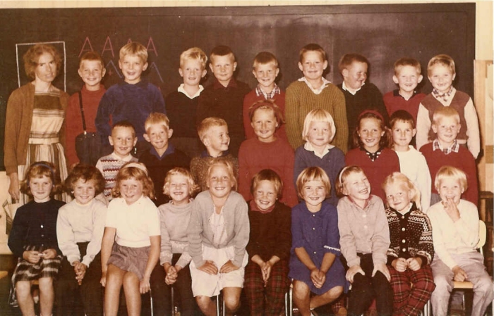 Klasse 1b 1964/65 p Vinderen skole