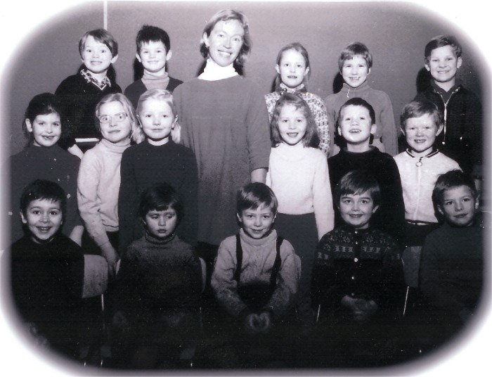 klasse 1b 1970/71 p Vinderen skole