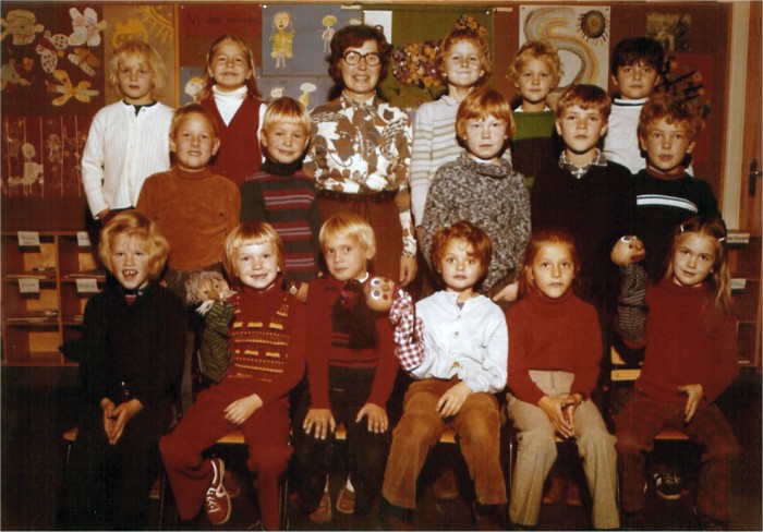 Klasse 1b 1973/74 p Vinderen skole