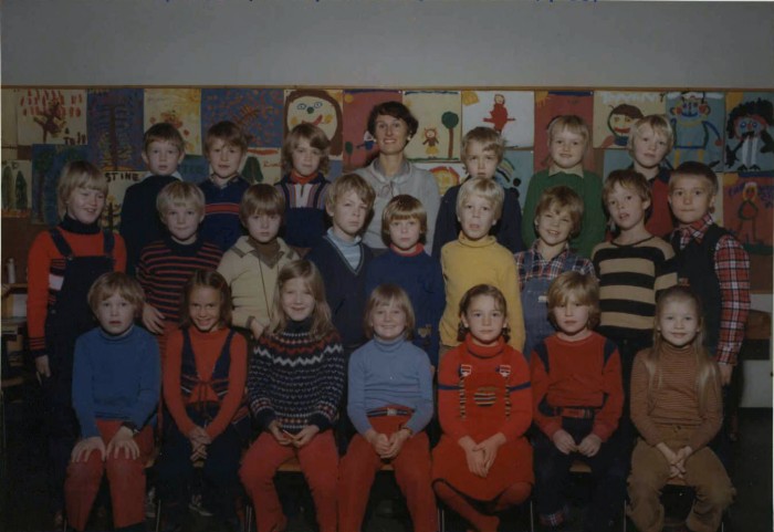 Klasse 1b 1979/80 p Vinderen skole