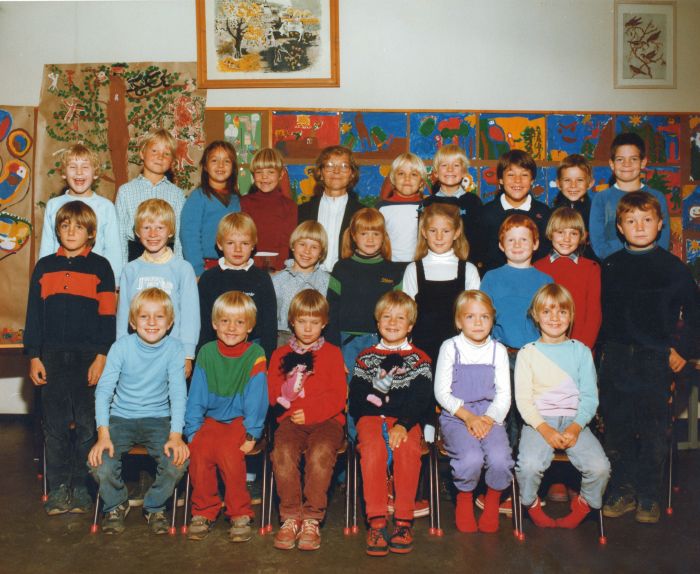 Klasse 1b 1984/85 p Vinderen skole