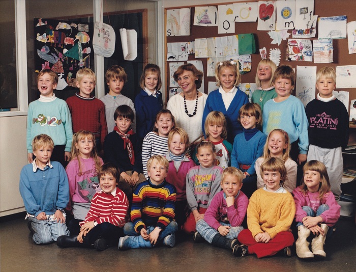 Klasse 1b 1986/87 p Vinderen skole
