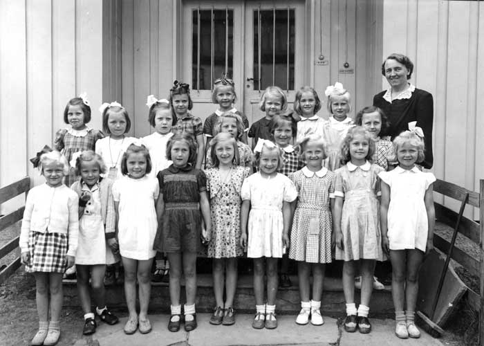 Klasse 1c 1946/47 p Vinderen skole