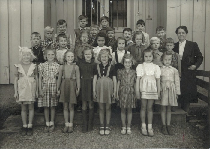 Klasse 1c 1947/48 p Vinderen skole