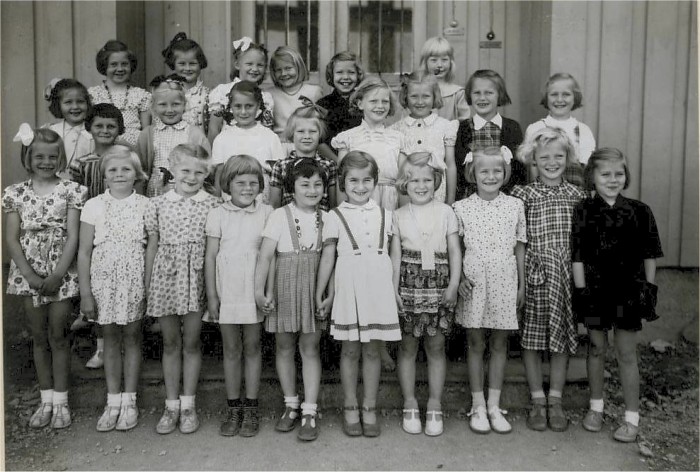 Klasse 1c 1951/52 p Vinderen skole