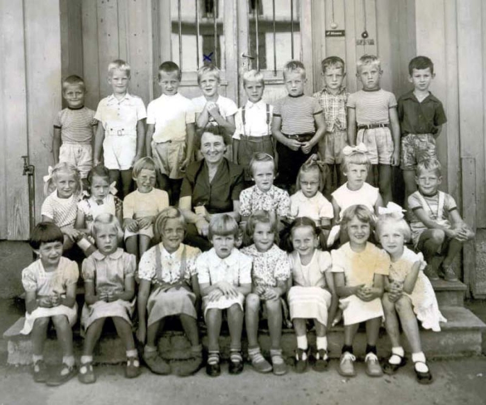 Klasse 1c 1954/55 p Vinderen skole