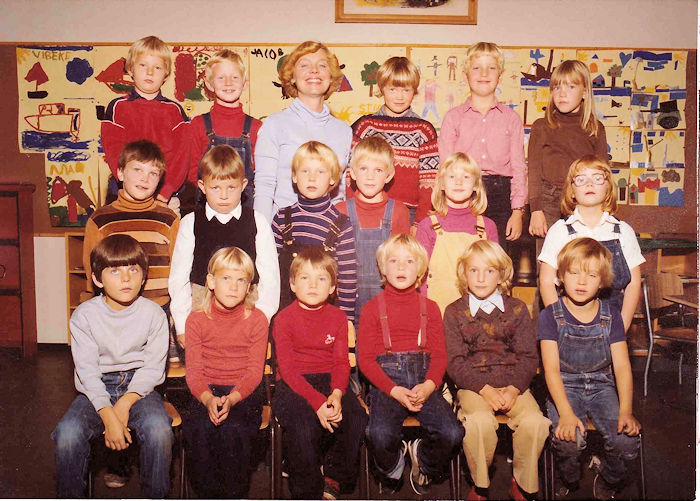 Klasse 1c 1980/81 p Vinderen skole