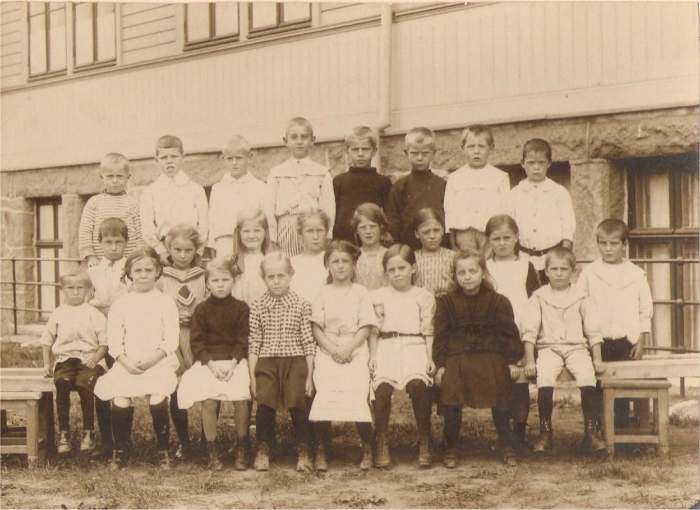 1. Klasse 1911/12 p Vinderen skole