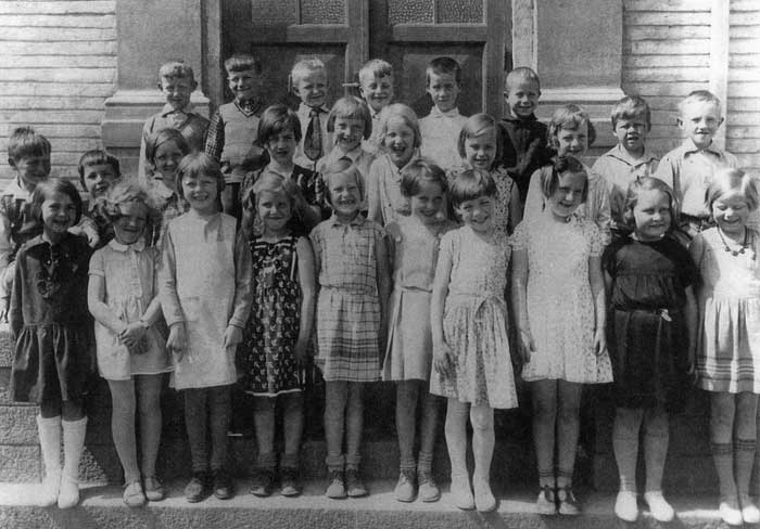 1. klasse 1932/33 p Vinderen skole
