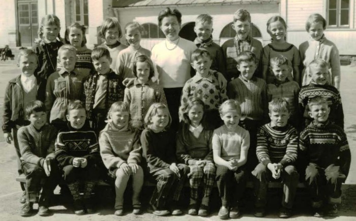 Klasse 2b 1957/58 p Vinderen skole
