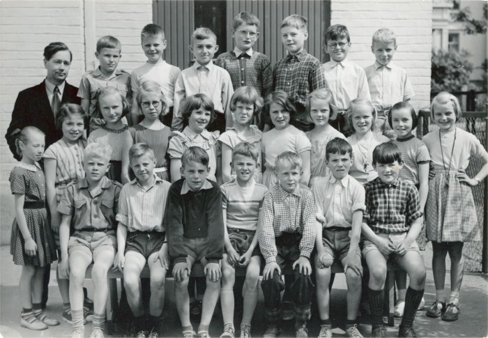 Klasse 4a 1952/53 p Vinderen skole