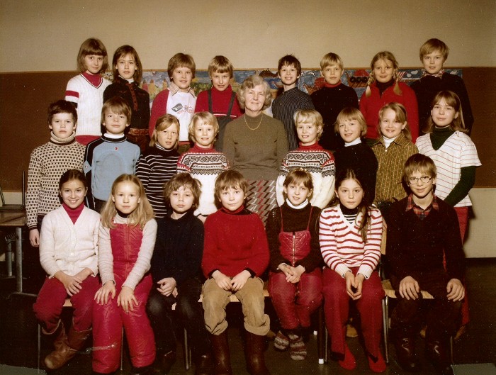 Klasse 4a 1978/79 p Vinderen skole