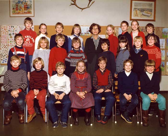 Klasse 4a 1982/83 p Vinderen skole