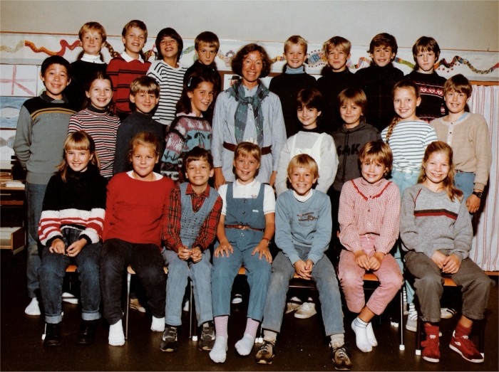 Klasse 4a 1984/85 p Vinderen skole