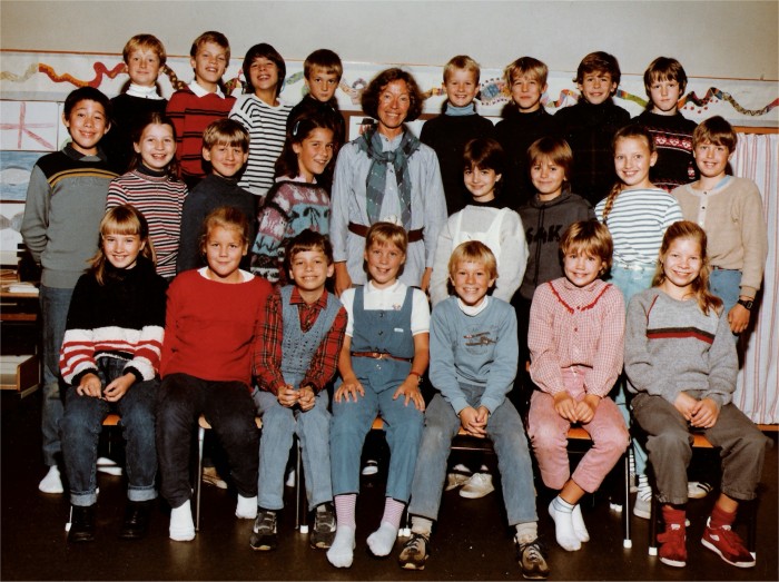 Klasse 4a 1984/85 p Vinderen skole