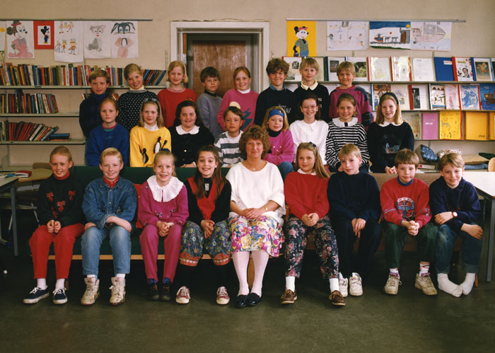 Klasse 4a 1991/92 p Vinderen skole