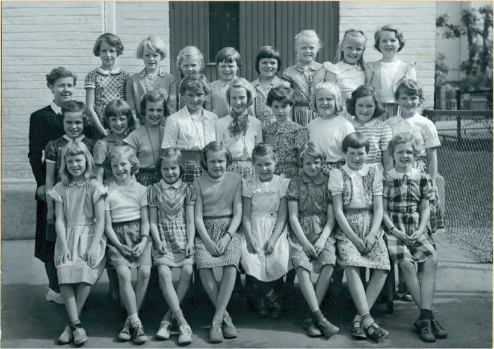 Klasse 4b 1952/53 p Vinderen skole