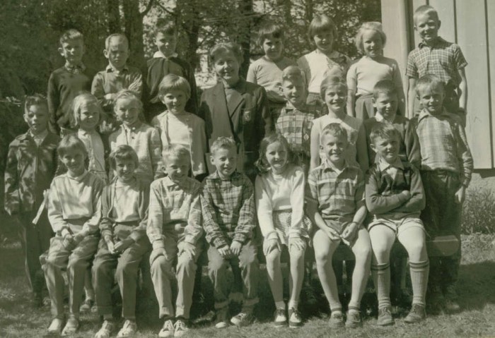 Klasse 4b 1959/60 p Vinderen skole