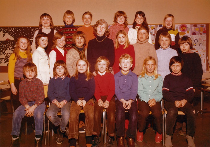 Klasse 4b 1972/73 p Vinderen skole