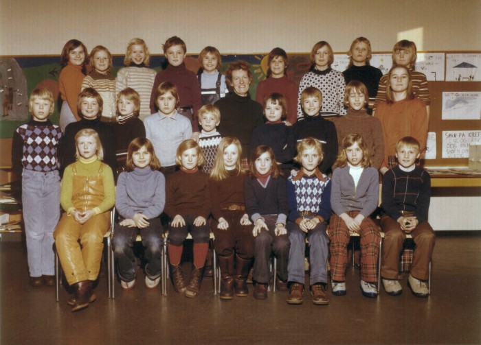 Klasse 4b 1975/76 p Vinderen skole
