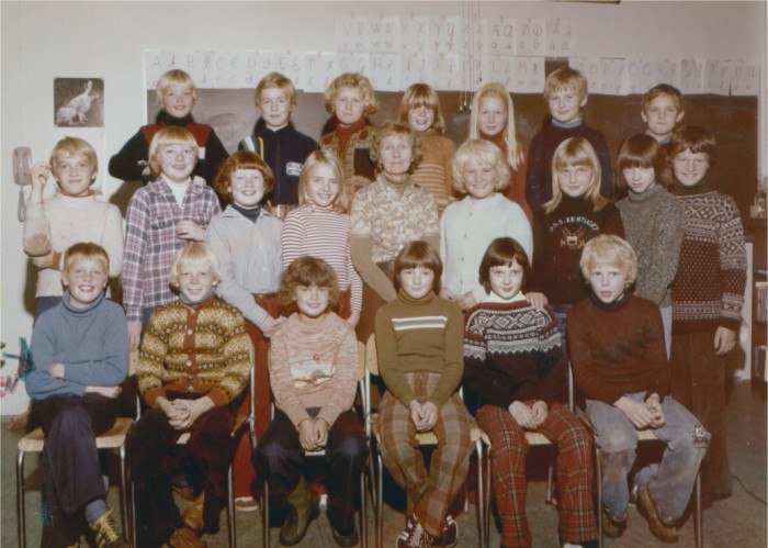 Klasse 4b 1977/78 p Vinderen skole