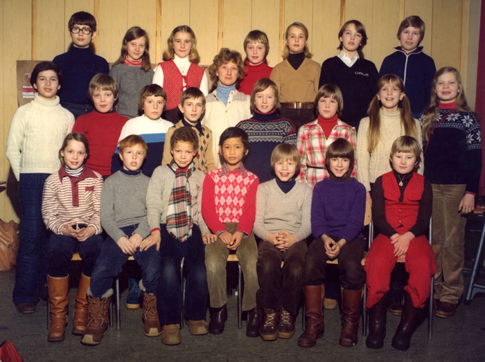 Klasse 4b 1978/79 p Vinderen skole