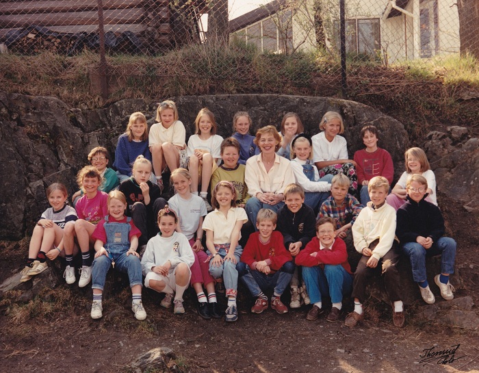 Klasse 4b 1989/90 p Vinderen skole